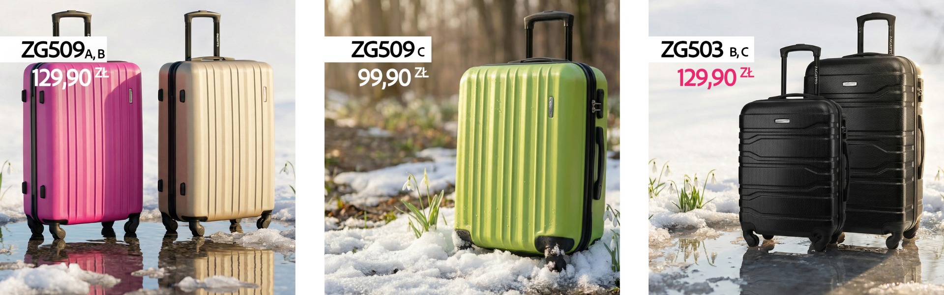 Walizki od 99 zł