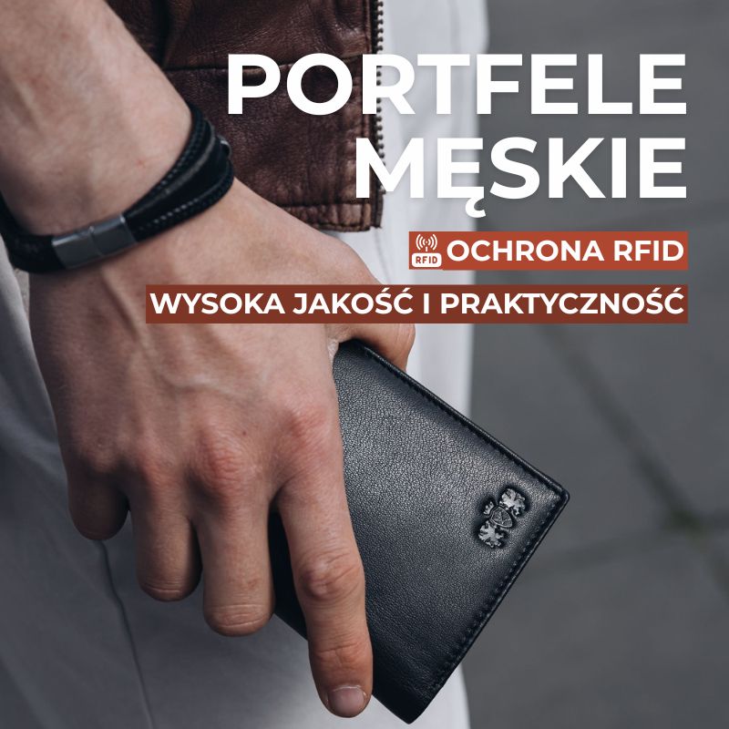 Portfele męskie skórzane Zagatto